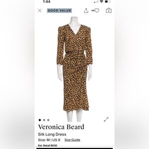 Veronica Beard Animal Print Dress